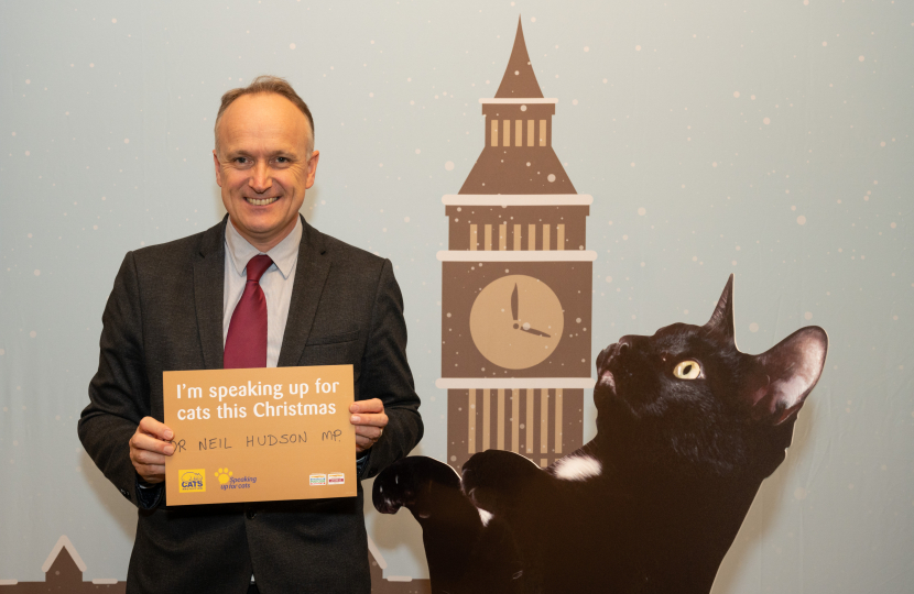 Dr Neil Hudson MP, Cats Protection 
