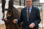 Photo of Dr Neil Hudson at Newton Rigg with Horse