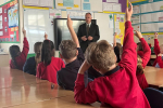 Dr Neil Hudson MP at Shankhill Primary School